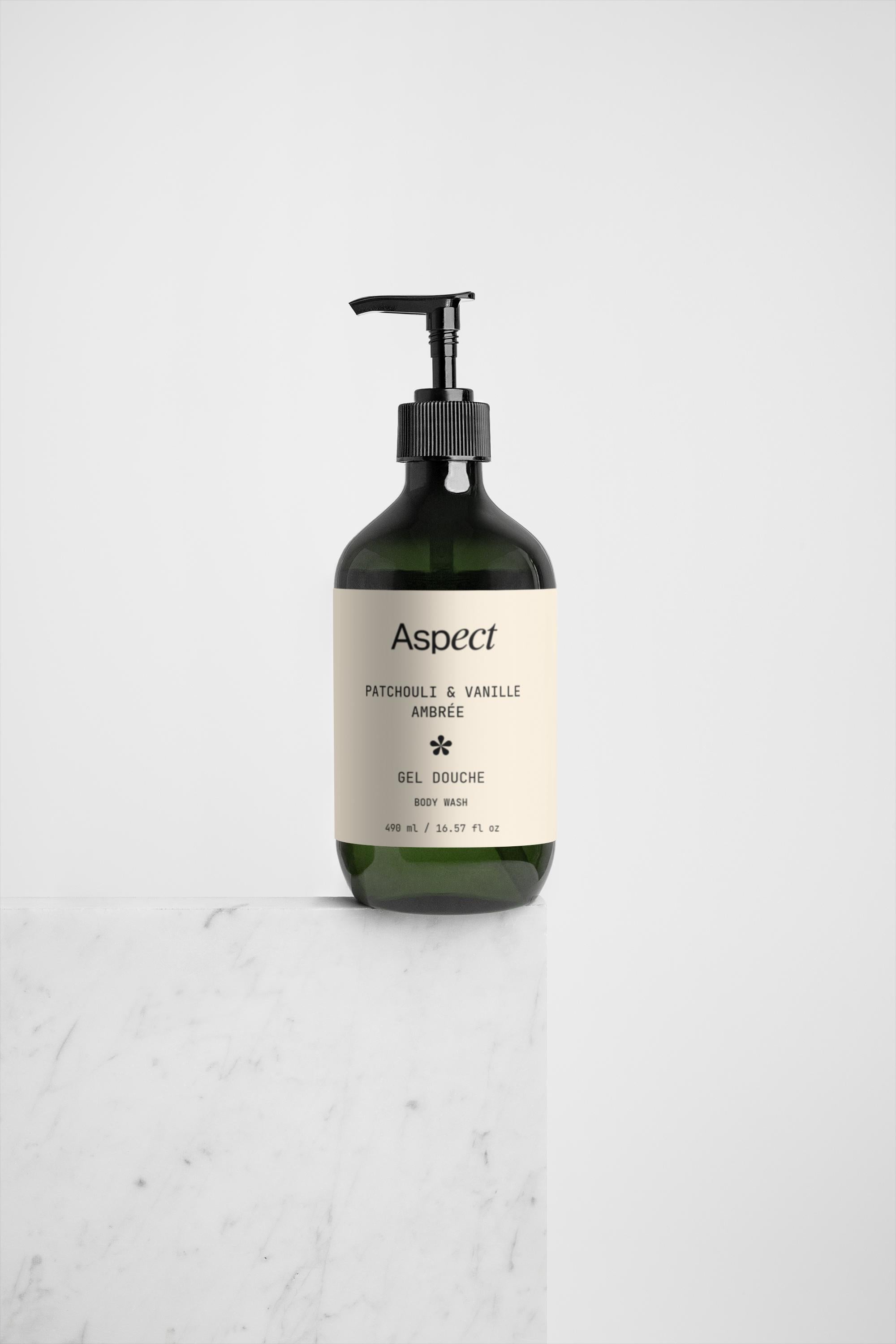 Gel douche, Patchouli & Vanille Ambrée