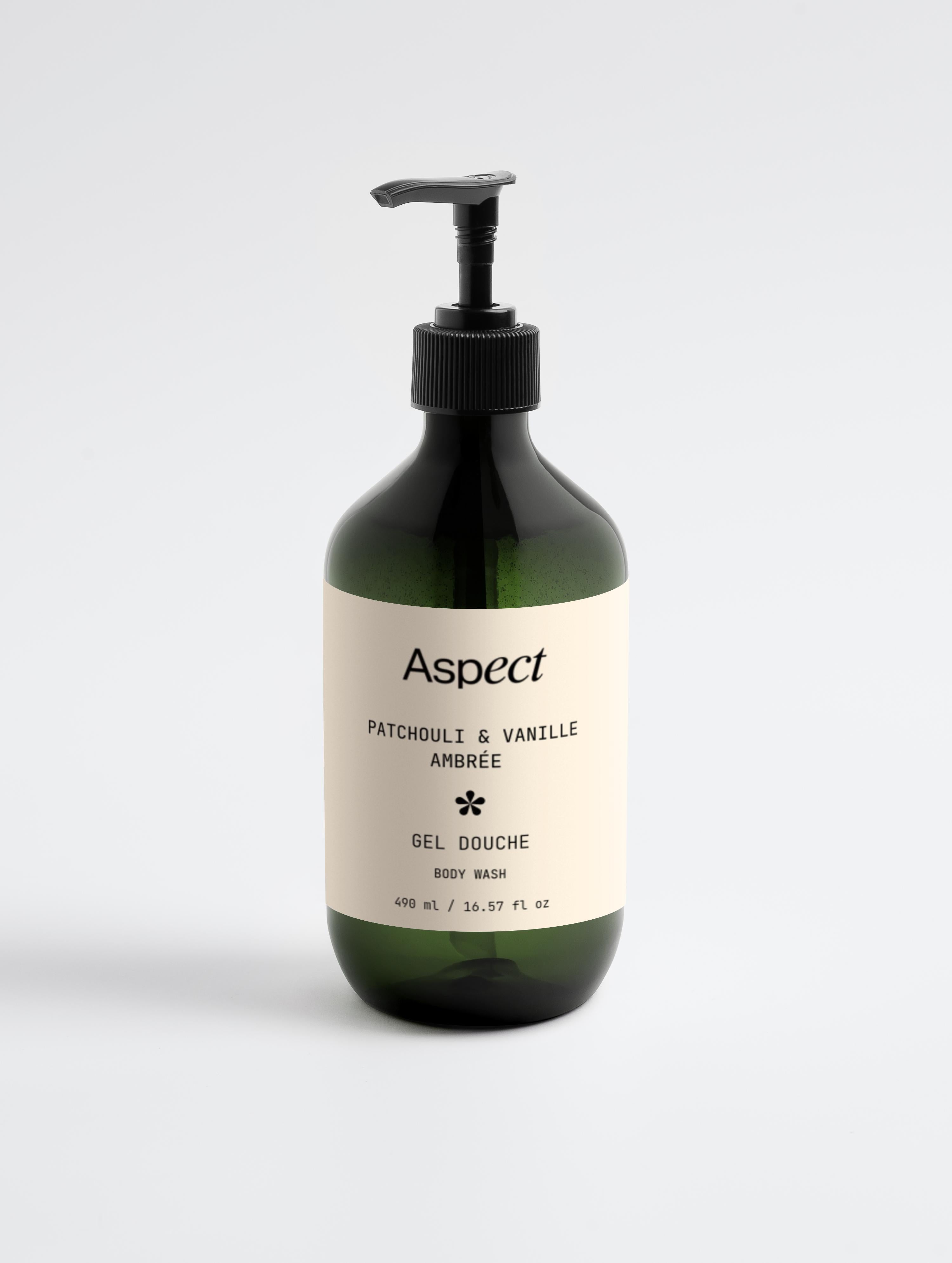 Gel douche, Patchouli & Vanille Ambrée